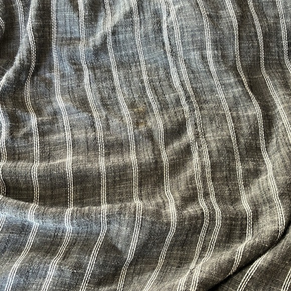 Elan Grey Striped Maxi Dress Beach cover up - Picture 6 of 7